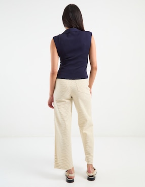 Jeans capri acampanado Petite Studio para mujer