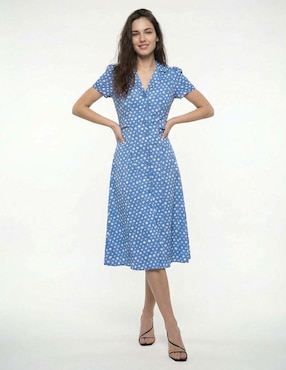 Vestido crop casual Petite Studio para mujer