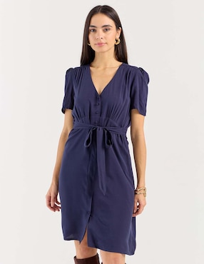 Vestido corto casual Petite Studio para mujer