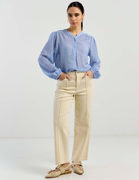 Blusa Petite Studio manga larga para mujer