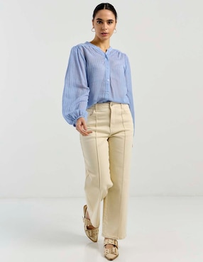 Blusa Petite Studio manga larga para mujer