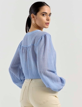 Blusa Petite Studio manga larga para mujer