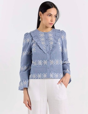 Blusa Petite Studio manga larga para mujer