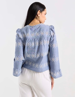 Blusa Petite Studio manga larga para mujer