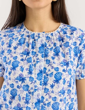 Blusa Petite Studio manga corta para mujer