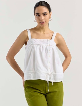 Blusa de tirantes Petite Studio para mujer