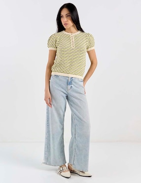 Blusa Petite Studio manga corta para mujer