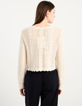 Suéter Petite Studio cuello redondo para mujer