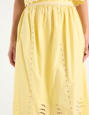Falda crop Petite Studio con pretina