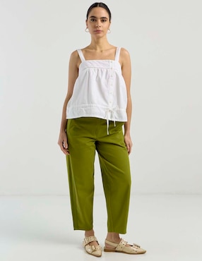 Pantalón Petite Studio slim para mujer