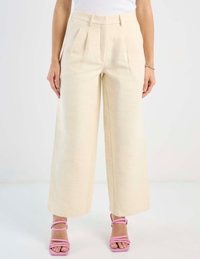 Pantalón coulotte Petite Studio straight para mujer