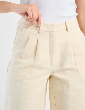 Pantalón coulotte Petite Studio straight para mujer