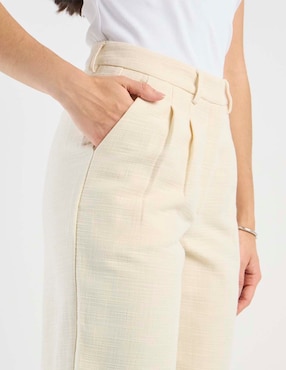 Pantalón coulotte Petite Studio straight para mujer