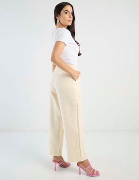 Pantalón coulotte Petite Studio straight para mujer