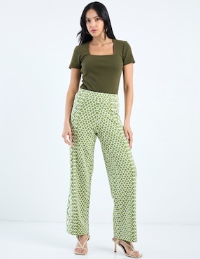 Pantalón easy pant Petite Studio straight para mujer
