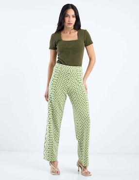 Pantalón easy pant Petite Studio straight para mujer