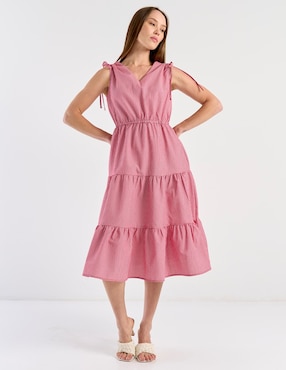 Vestido midi casual Petite Studio para mujer
