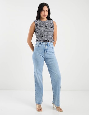 Top Petite Studio cuello redondo