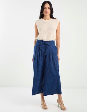 Pantalón easy pant Petite Studio amplio para mujer