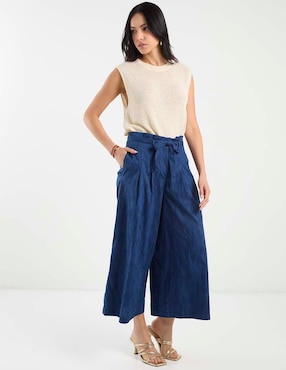 Pantalón easy pant Petite Studio amplio para mujer