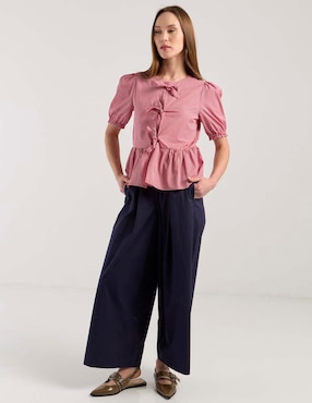 Blusa Petite Studio manga corta para mujer