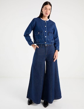 Chamarra denim Petite Studio para mujer
