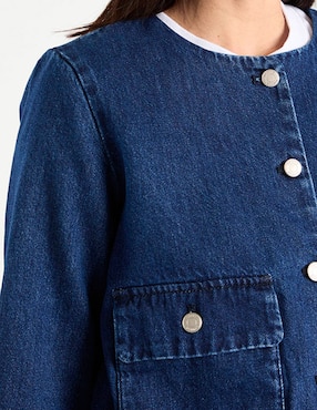 Chamarra denim Petite Studio para mujer