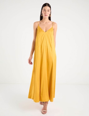 Vestido largo casual Petite Studio para mujer