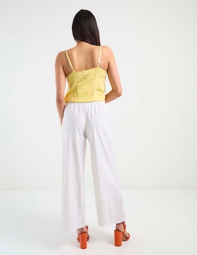 Pantalón coulotte Petite Studio amplio para mujer