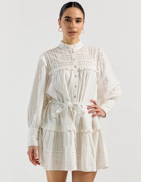 Vestido corto casual petite studio para mujer