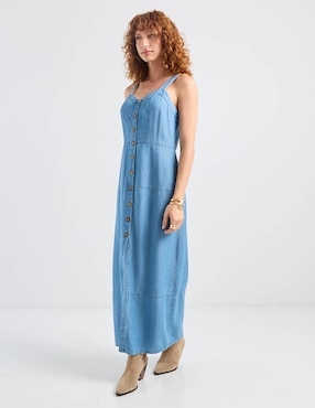 Vestido largo casual Petite Studio para mujer