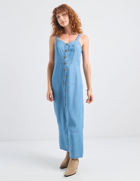 Vestido largo casual Petite Studio para mujer