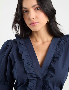 Jumpsuit Petite Studio de algodón formal estampado liso para mujer