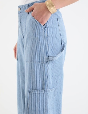 Jeans relaxed amplio corte cintura Map para mujer