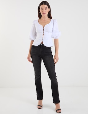 Blusa Map manga al codo para mujer