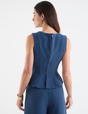 Blusa de tirantes Map para mujer