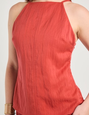 Blusa de tirantes Map para mujer