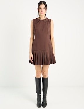 Vestido corto casual Map para mujer