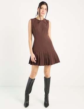 Vestido corto casual Map para mujer