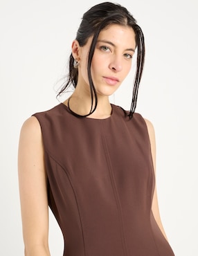 Vestido corto casual Map para mujer