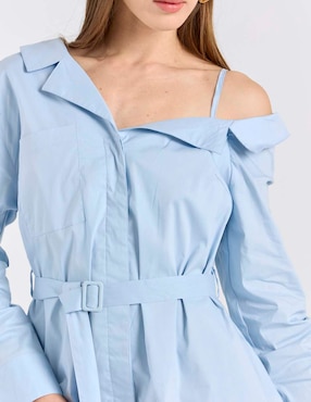 Vestido corto casual Map para mujer