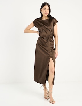 Vestido crop casual Map para mujer