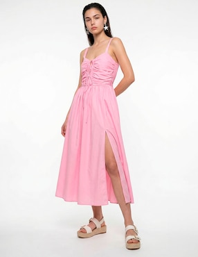 Vestido crop casual Map para mujer