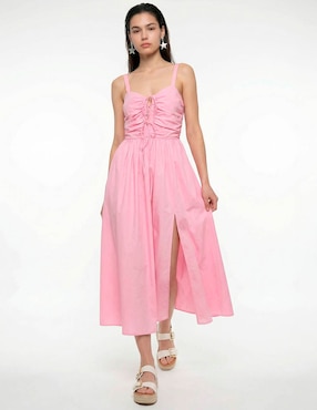 Vestido crop casual Map para mujer