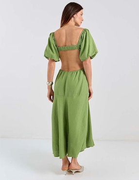 Vestido crop casual Map para mujer