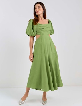 Vestido crop casual Map para mujer