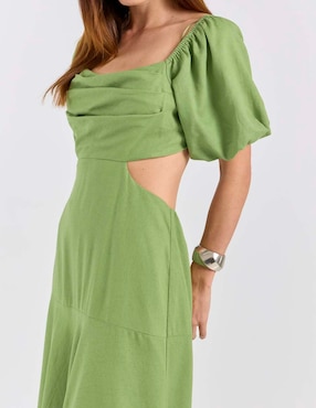 Vestido crop casual Map para mujer
