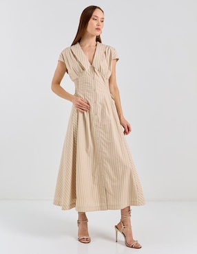 Vestido crop casual Map para mujer