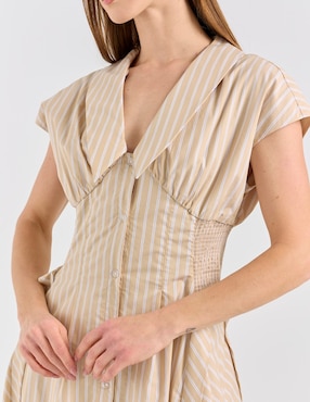 Vestido crop casual Map para mujer