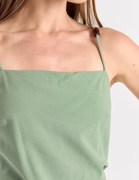 Vestido largo casual Map para mujer